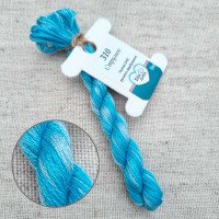 Hand-dyed embroidery threads DMC 310 Stream