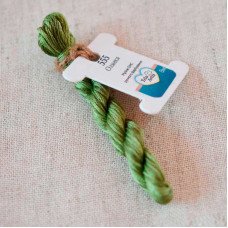 Hand-dyed embroidery threads DMC 555 Olive