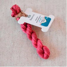 Hand-dyed embroidery threads DMC 930 cherry