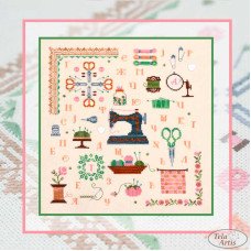 Cross Stitch Kits Tela Artis X-032 Needlework alphabet