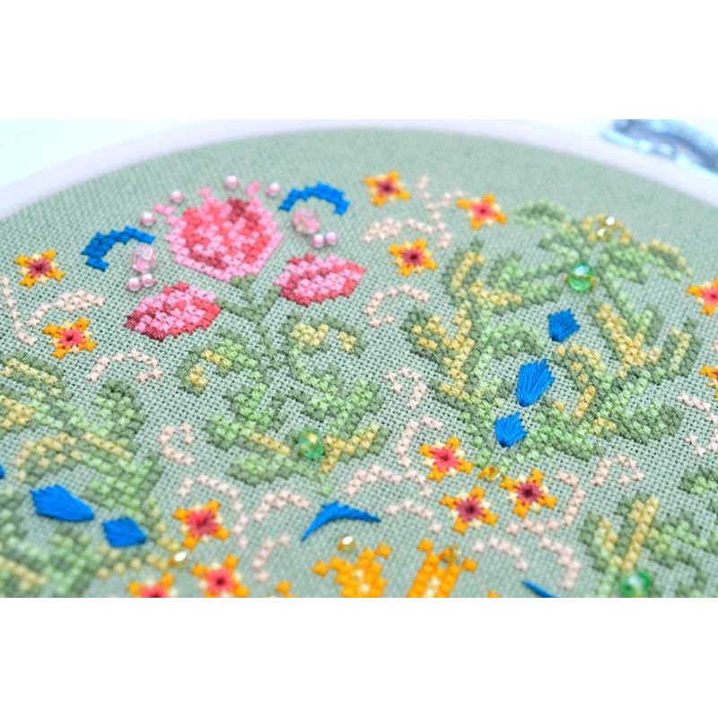 Cross Stitch Kits Tela Artis X-207 Flowering mandala