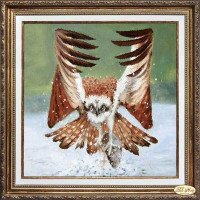 Bead embroidery kit Tela Artis NG-024 Flying over water
