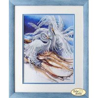 Bead embroidery kit Tela Artis NG-052 Snowy herons