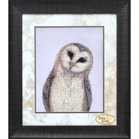 Bead embroidery kit Tela Artis NG-081 Cute Barn Owl