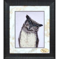 Bead embroidery kit Tela Artis NG-083 Milah Eagle Owl