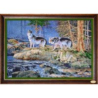 Bead embroidery kit Tela Artis HTK-002 By the river