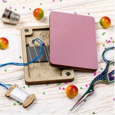 Магнітна гольниця прямокутна "Рожева" Wonderland Crafts FLZB(N)-200