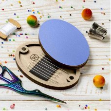 Магнітна гольниця овальна "Блакитна" Wonderland Crafts FLZB(N)-204