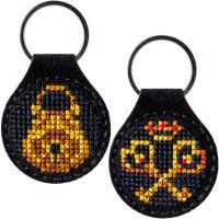 Набор для вышивки нитками брелка Волшебная страна FLHL-013