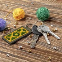 Набір для вишивання нитками брелока Чарівна країна FLHL-063