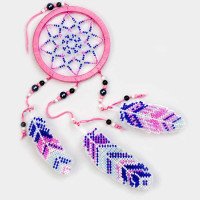 Bead embroidery kit on plastic base Dreamcatcher FLPL-027 Wonderland Crafts