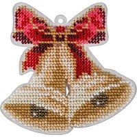 Bead embroidery kit on plastic base Christmas tree toy FLPL-049 Wonderland Crafts