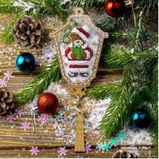 Bead embroidery kit on plastic base Christmas tree toy FLPL-067 Wonderland Crafts
