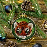 Cross-stitch kits on wood FairyLand FLW-011 Christmas decorations