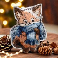 Cross-stitch kit on a plastic base FLX-001 Wonderland Crafts Christmas toys