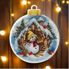 Cross-stitch kit on a plastic base FLX-010 Wonderland Crafts Christmas toys