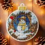 Cross-stitch kit on a plastic base FLX-013 Wonderland Crafts Christmas toys