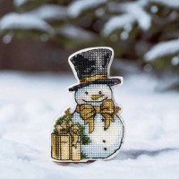 Cross-stitch kit on a plastic base FLX-019 Wonderland Crafts Christmas toys