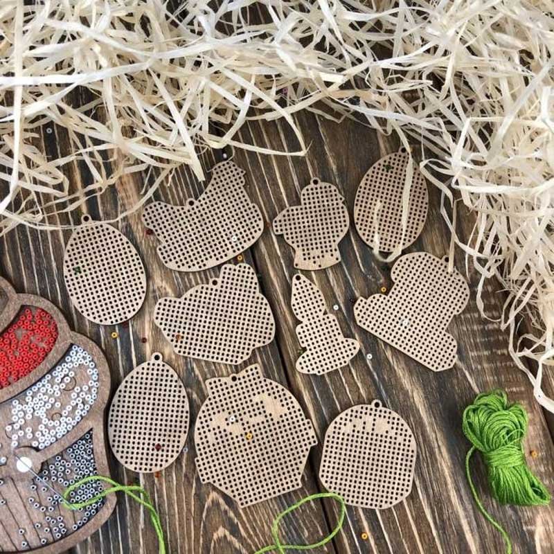 Blanks set for embroidery wood FairyLand FLSW-008