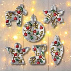 Набор для вышивания бисером на искусственной коже Wonderland Crafts FLBB-124