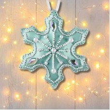 Набор для вышивания бисером на искусственной коже Wonderland Crafts FLBB-127