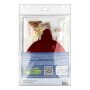 Bead embroidery kit on artificial leather Wonderland Crafts FLBB-133