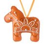Bead embroidery kit on artificial leather Wonderland Crafts FLBB-163