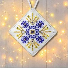 Набор для вышивания бисером на искусственной коже Wonderland Crafts FLBB-169