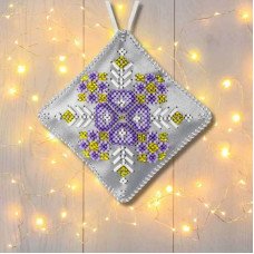 Набор для вышивания бисером на искусственной коже Wonderland Crafts FLBB-171