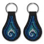Bead embroidery kit on artificial leather Wonderland Crafts FLBB-088 Keychain for keys