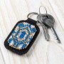 Bead embroidery kit on artificial leather Wonderland Crafts FLBB-093 Keychain for keys