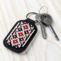 Набор для вышивки бисером по дереву Wonderland Crafts FLBB-094 Брелок для ключей