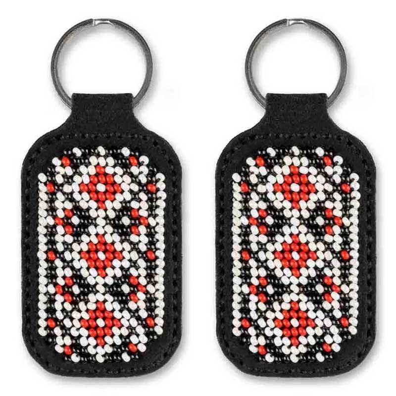 Набір для вишивання бісером на штучній шкірі Wonderland Crafts FLBB-094 Брелок для ключів