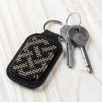 Набір для вишивання бісером на штучній шкірі Wonderland Crafts FLBB-097 Брелок для ключів