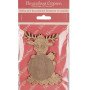 Bead embroidery kit on wood Wonderland Crafts FLK-003 Christmas decorations