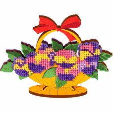 Набір для вишивки бісером по дереву Чарівна країна FLK-012 Квіти