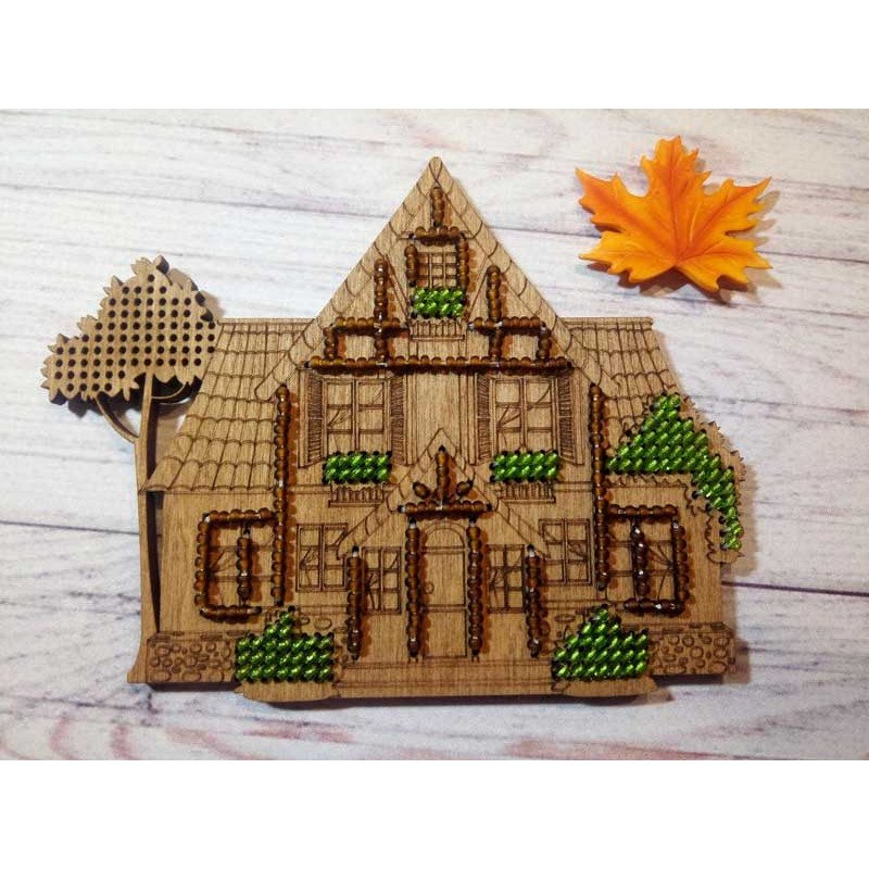 Bead embroidery kit on wood FairyLand FLK-015 Children's stories