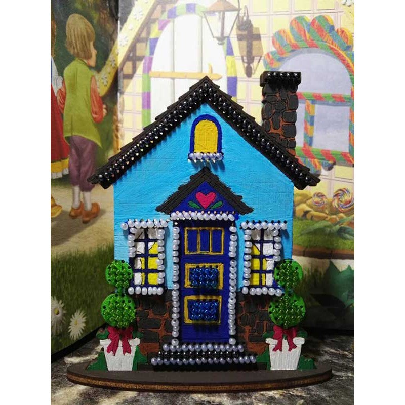 Bead embroidery kit on wood FairyLand FLK-016 Children's stories