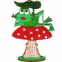Bead embroidery kit on wood FairyLand FLK-019 Children's stories