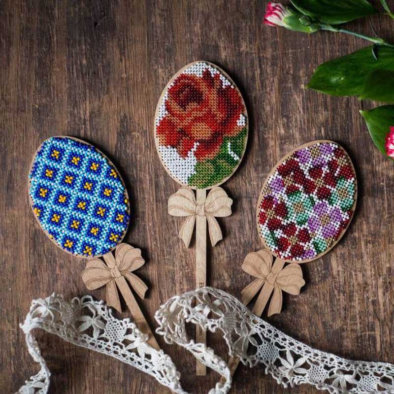Bead embroidery kit on wood FairyLand FLK-039 Easter