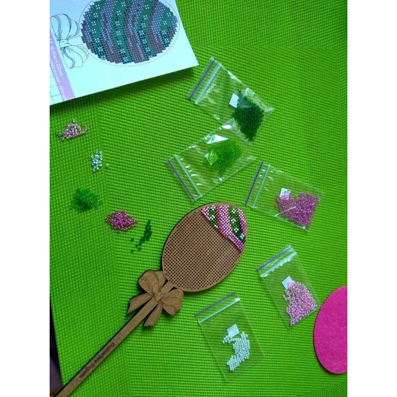 Bead embroidery kit on wood FairyLand FLK-041 Easter
