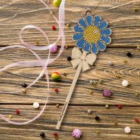 Bead embroidery kit on wood FairyLand FLK-048 Flowers