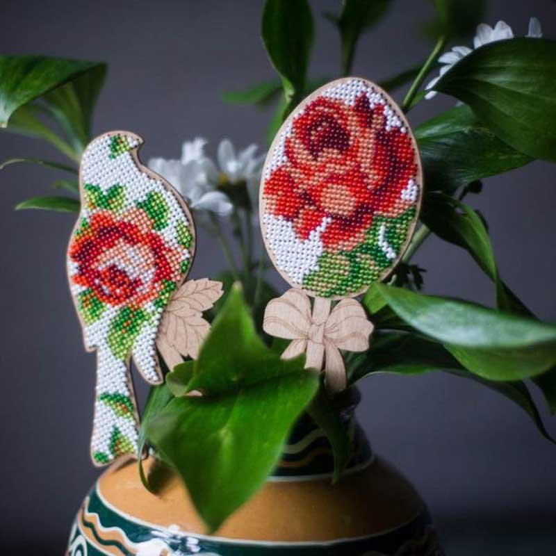 Bead embroidery kit on wood FairyLand FLK-080 Easter