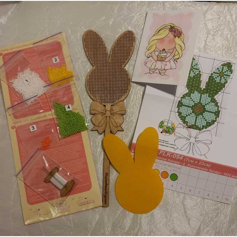 Bead embroidery kit on wood FairyLand FLK-094 Easter