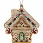 Bead embroidery kit on wood Wonderland Crafts FLK-137 Christmas decorations