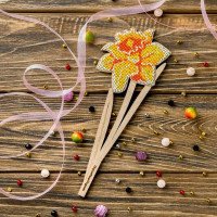 Bead embroidery kit on wood FairyLand FLK-199 Flowers