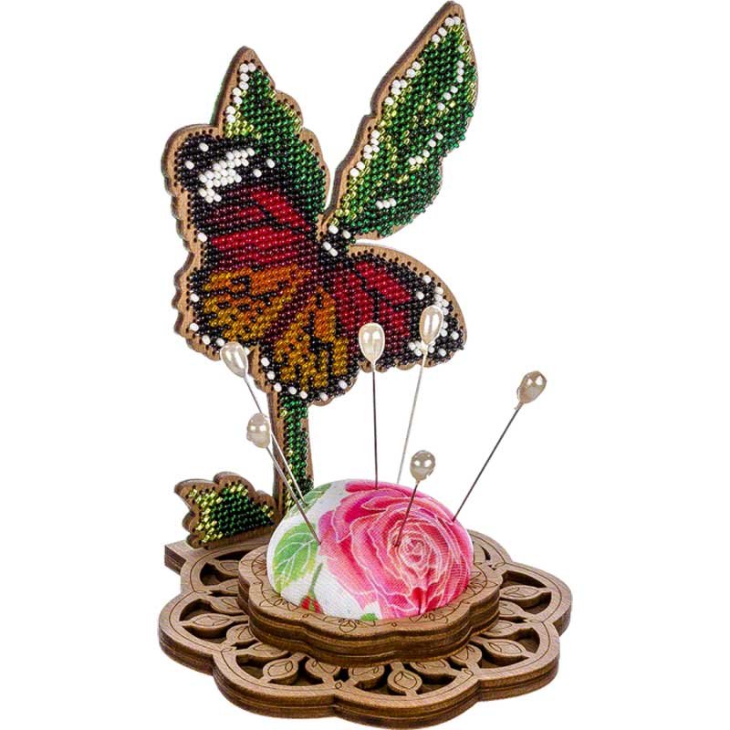 Bead embroidery kit on wood FairyLand FLK-279 Pincushion