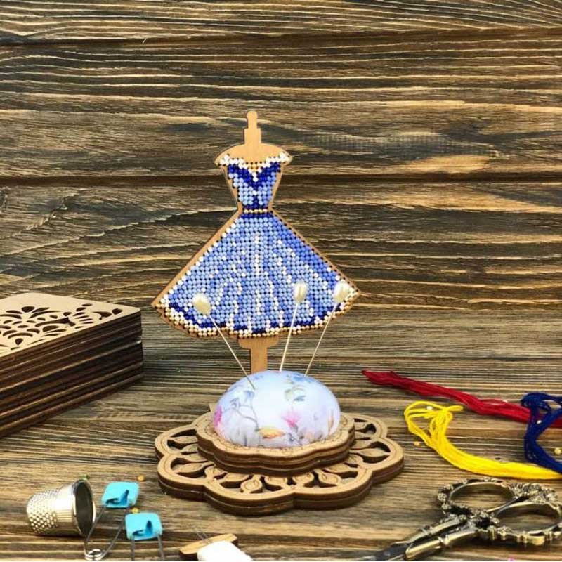 Bead embroidery kit on wood FairyLand FLK-285 Pincushion