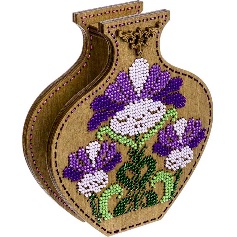 Bead embroidery kit on wood FairyLand FLK-344 Vase