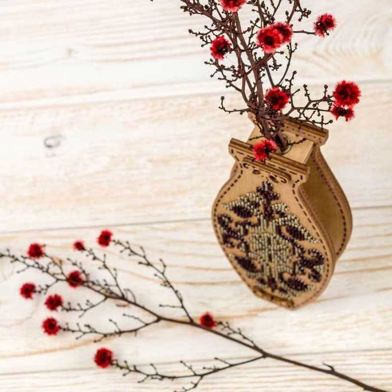 Bead embroidery kit on wood FairyLand FLK-346 Vase
